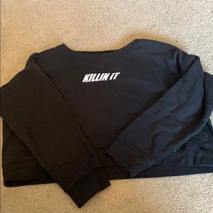 Killin It Crop Hoodie